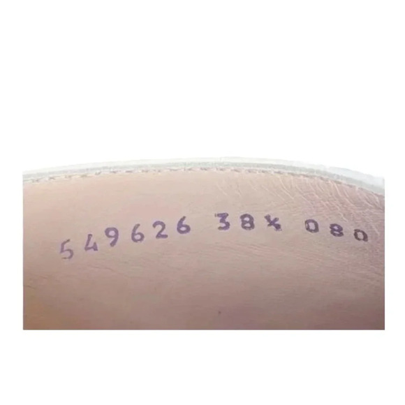 Gucci Vernice GG Spike Mules Malaga Kid Patent Leather 8.5 EU 38.5 Pointed Toe - Picture 12 of 12